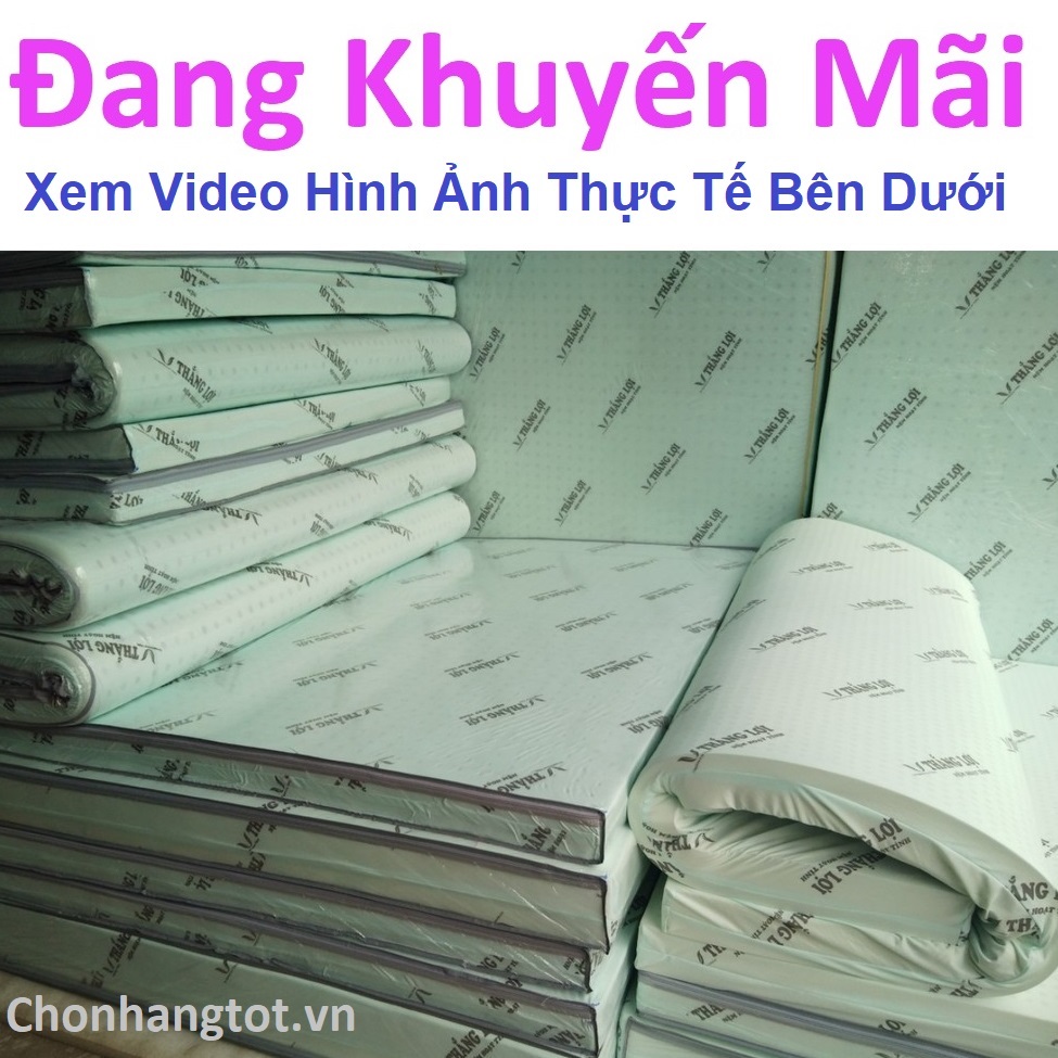 Nệm Cao Su Non Than Hoạt Tính Thắng Lợi 1m0x2mx10cm