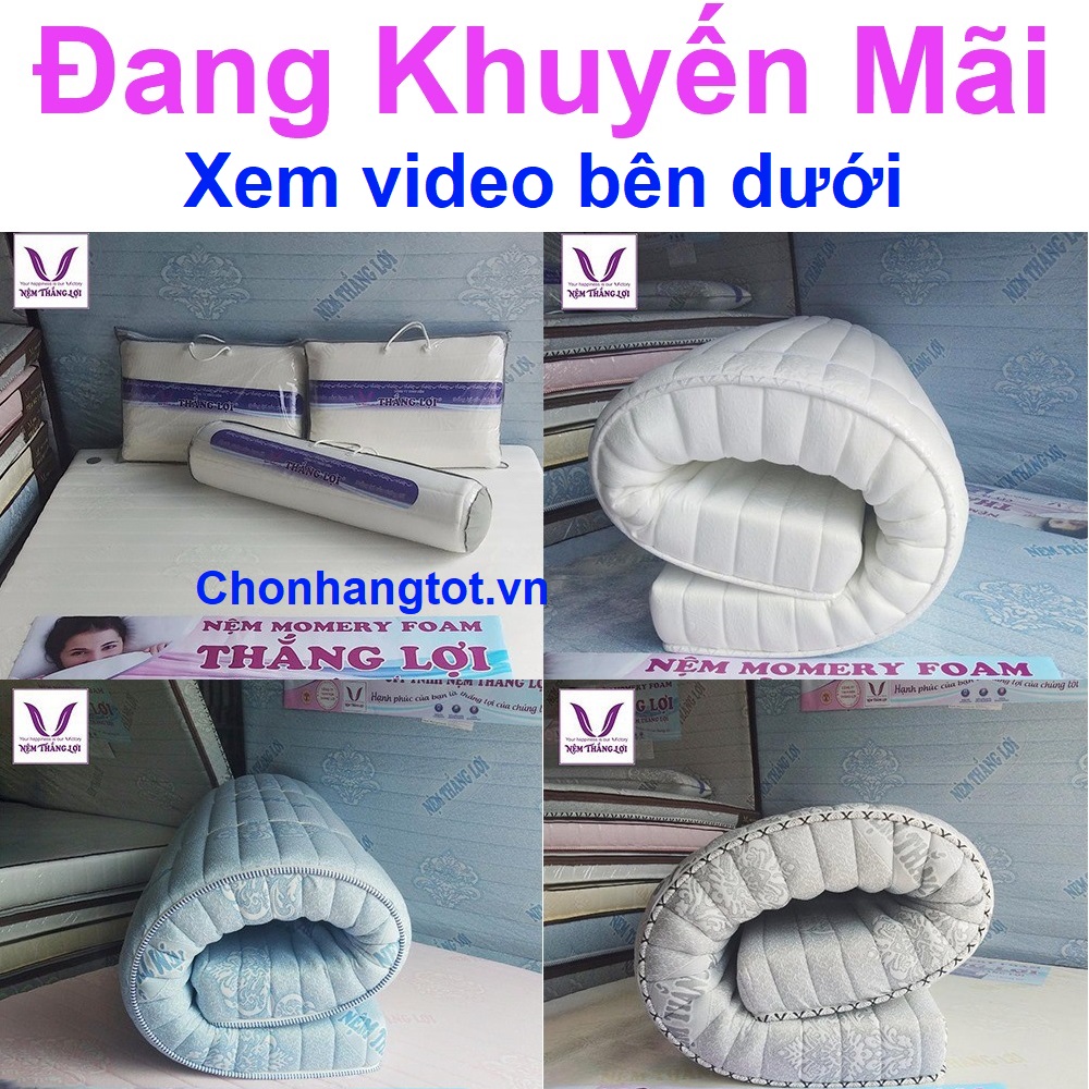 Nệm Momery Foam Thắng Lợi 1m6x2mx10cm